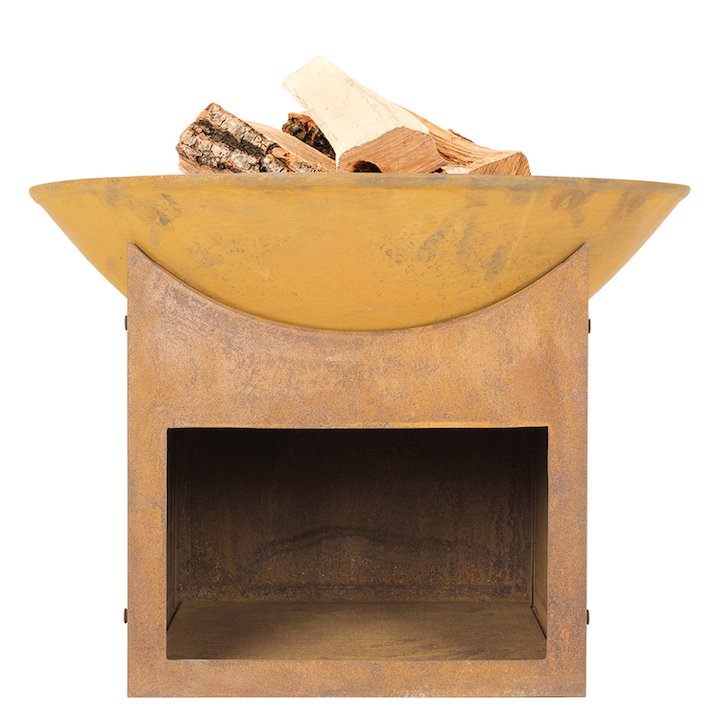 La Hacienda Fasa Outdoor Firepit - Corten Steel