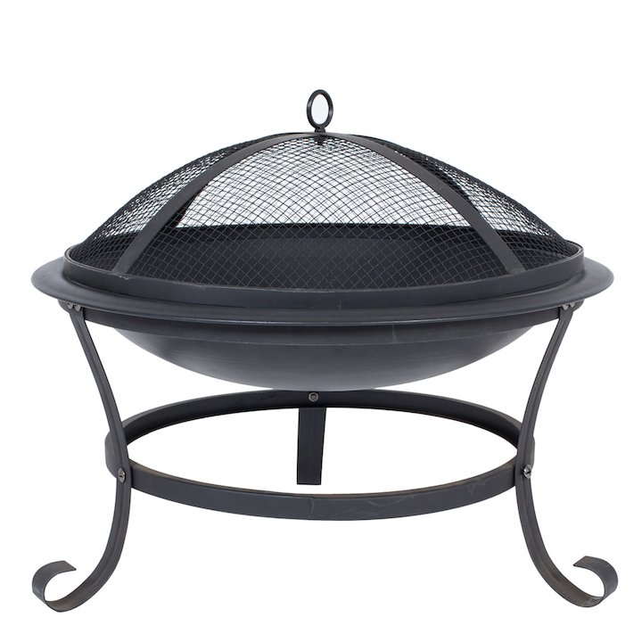 La Hacienda Albion Outdoor Firepit - Black