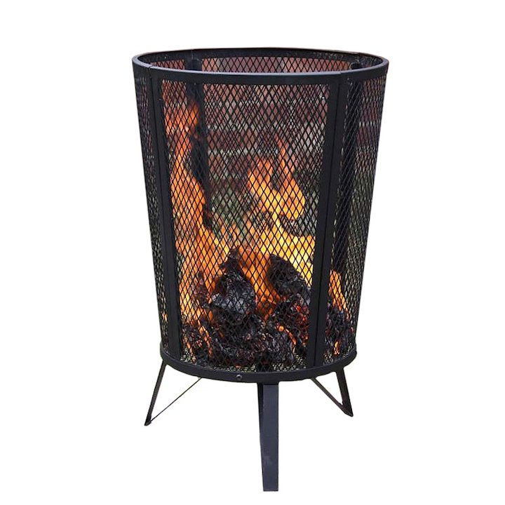 Gardeco Incinerator Large Garden Brazier - Black