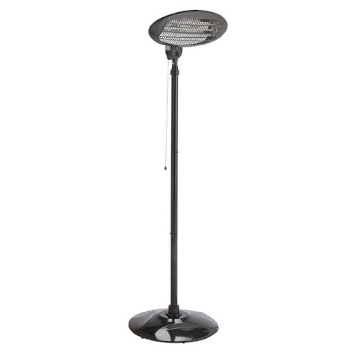 Gardeco Lectro 2000W Pedestal Electric Patio Heater - Black