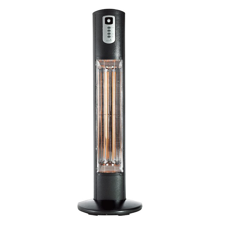 La Hacienda Helios Warmwatcher Carbon Fibre 2970W Electric Patio Heater - Black