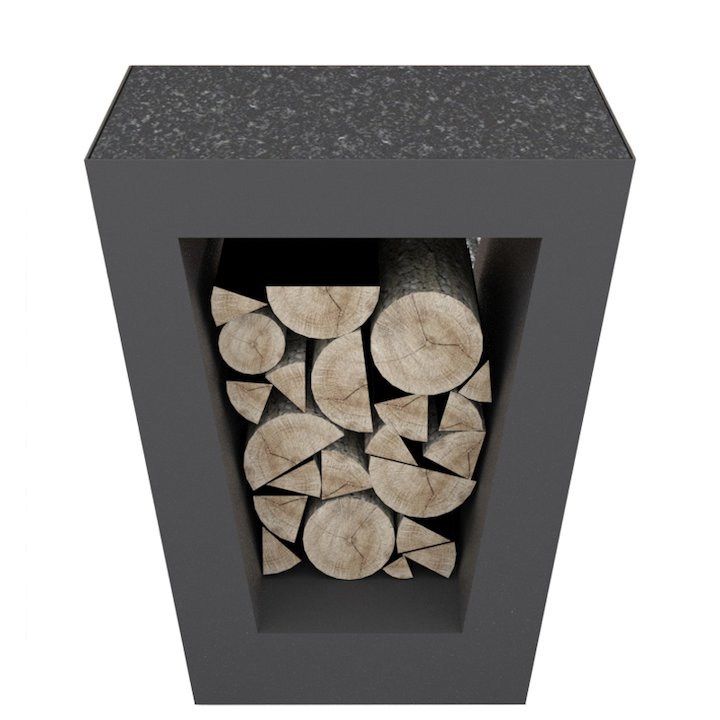 Quan Quadro Premium Worktop Module - Black