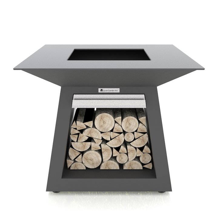Quan Pro Plancha Firepit - Black