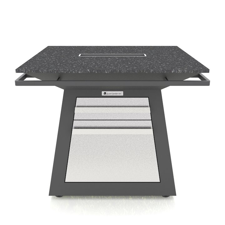 Quan Pro Table - With Ice Maker - Black