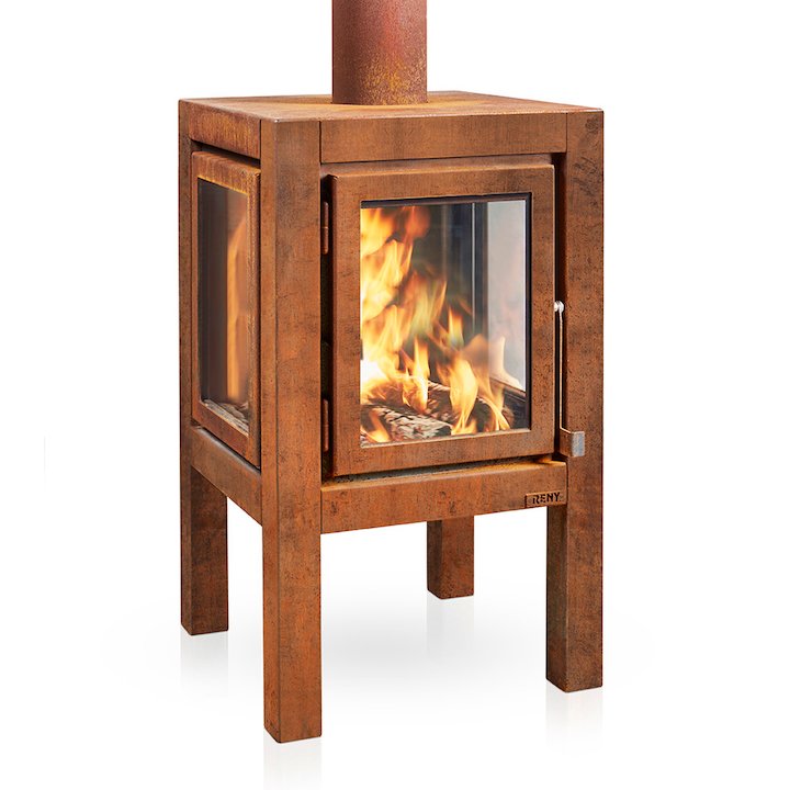 quaruba outdoor wood stove