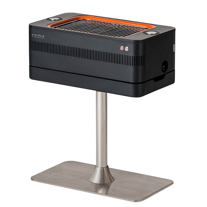 Everdure Fusion Electric Ignition Charcoal BBQ - Black