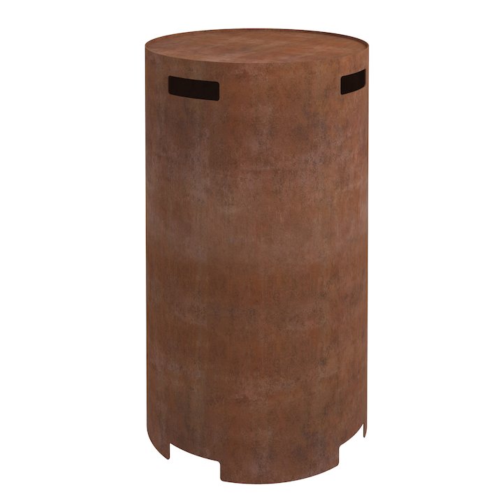 Planika Galio Gas Bottle Cover - Corten Steel