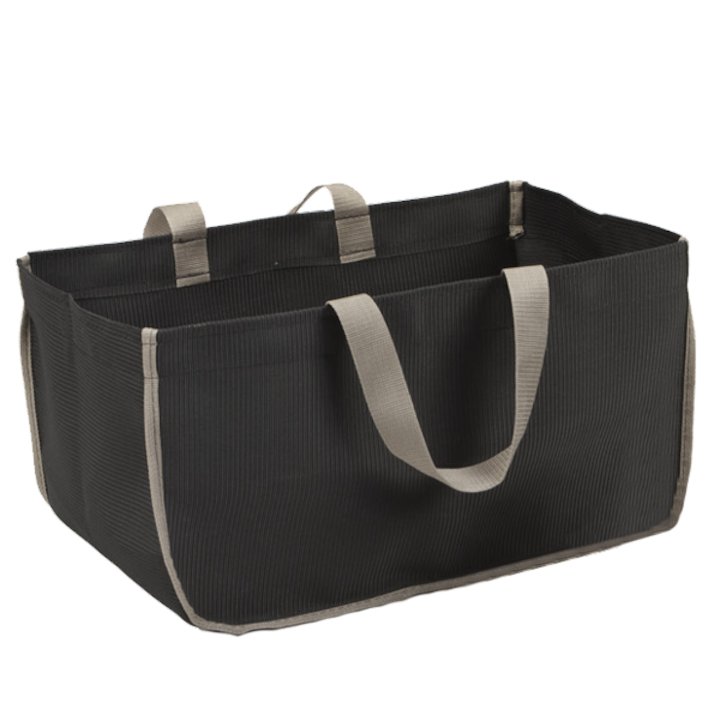 Condar Tuff Duck Large Canvas Wood Bag Log Carrier - Black