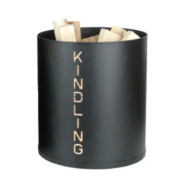 Manor Wood Tub Log Tub - Black