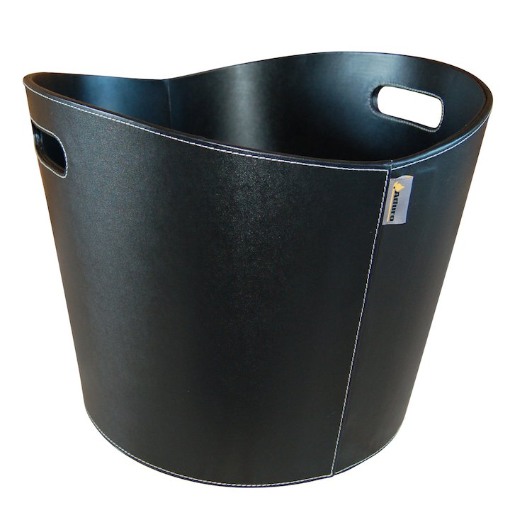 Aduro Proline Round Log Basket - Black
