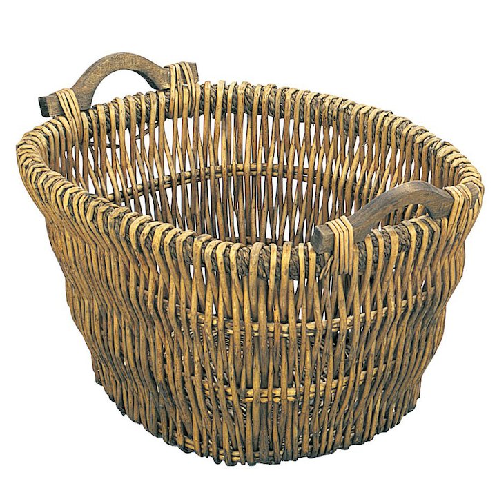 Manor Drayton Log Basket - Brown