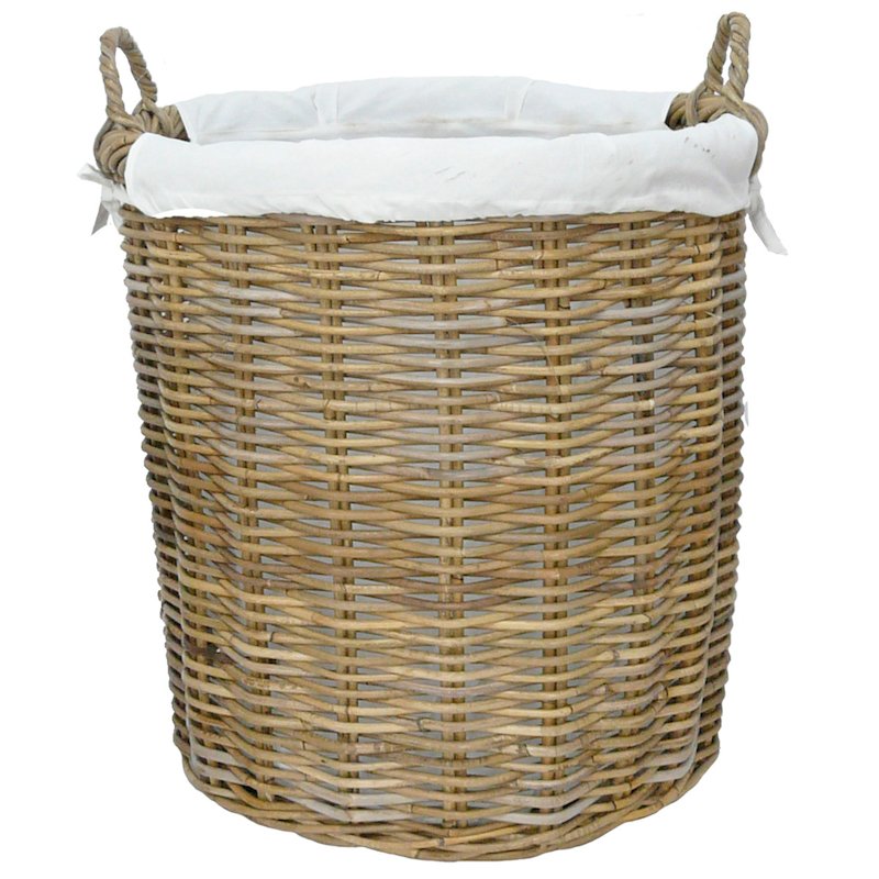 Manor Langham Large Log Basket - Brown