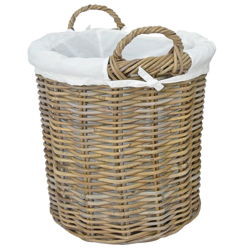 Manor Langham Small Log Basket - Brown