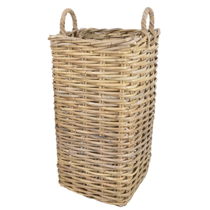 Manor Marriott Large Log Basket - Brown