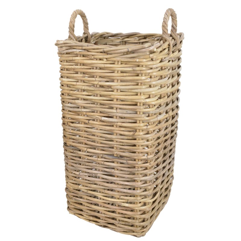 Manor Marriott Large Log Basket - Brown