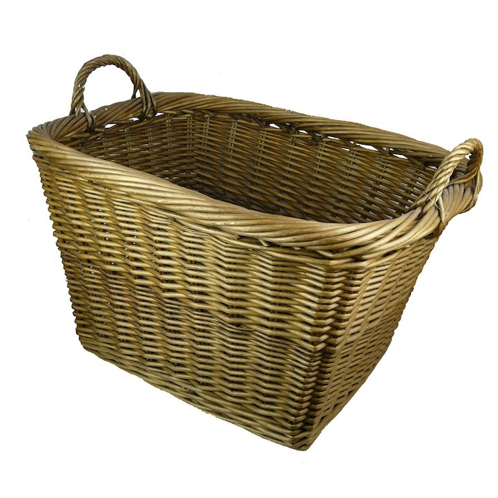 Manor Country 67 Large Log Basket - Brown