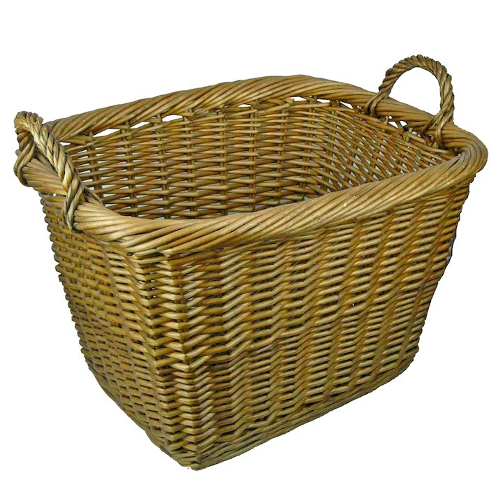 Manor Country 57 Small Log Basket - Brown