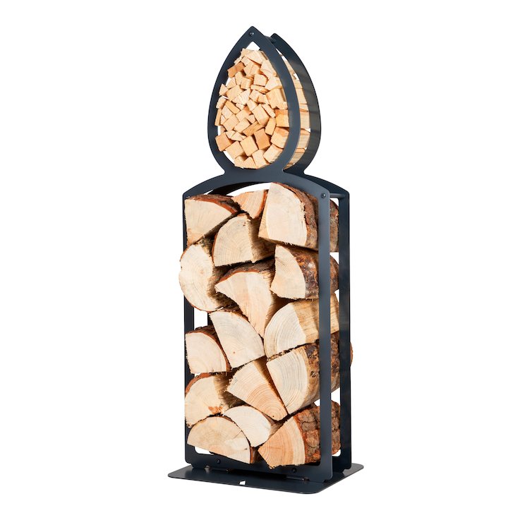 Ardour Candle Log Holder - Black
