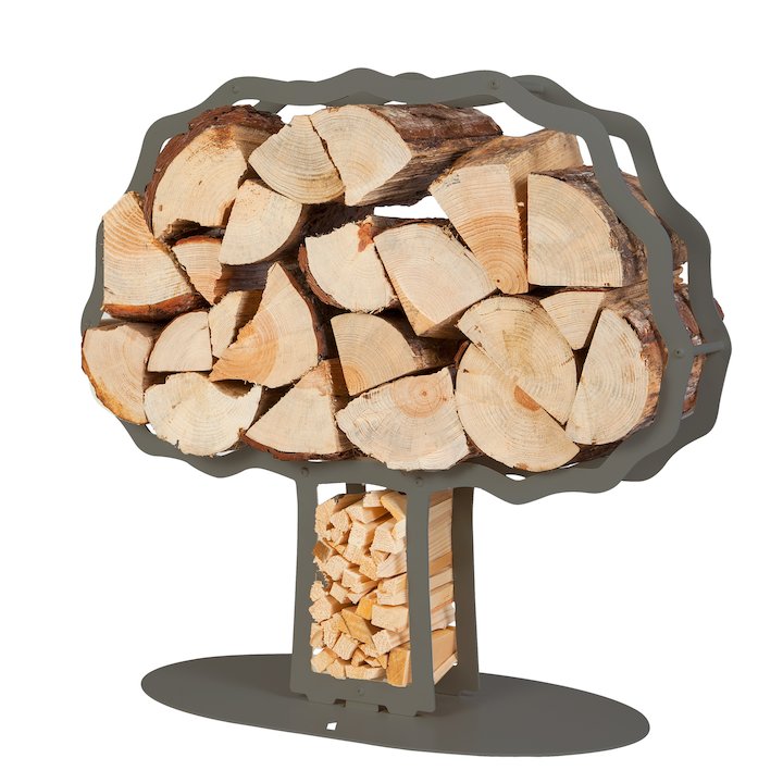 Ardour Oaktree Log Holder - Grey