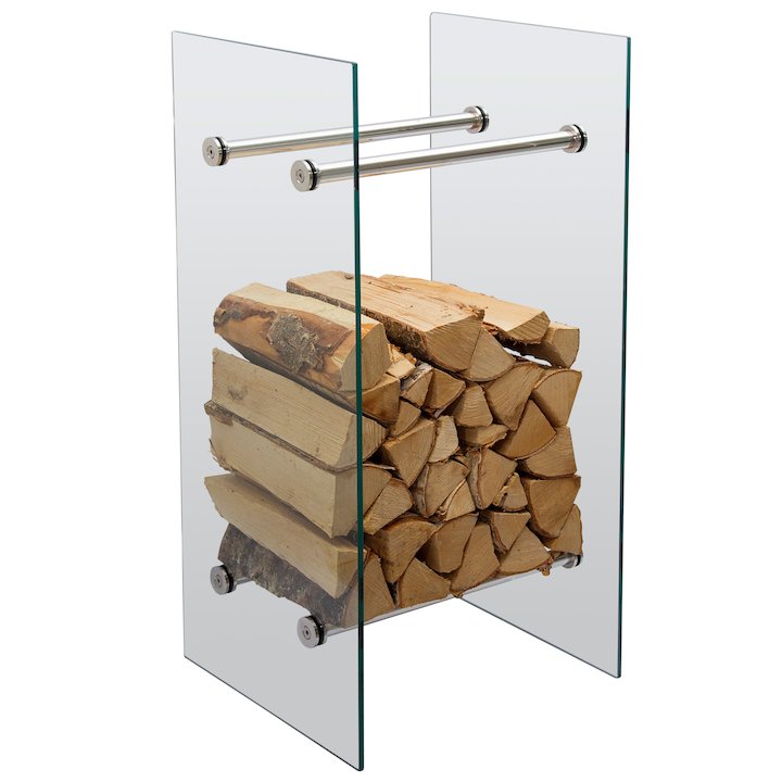 Jotul High Glass Log Holder - Clear
