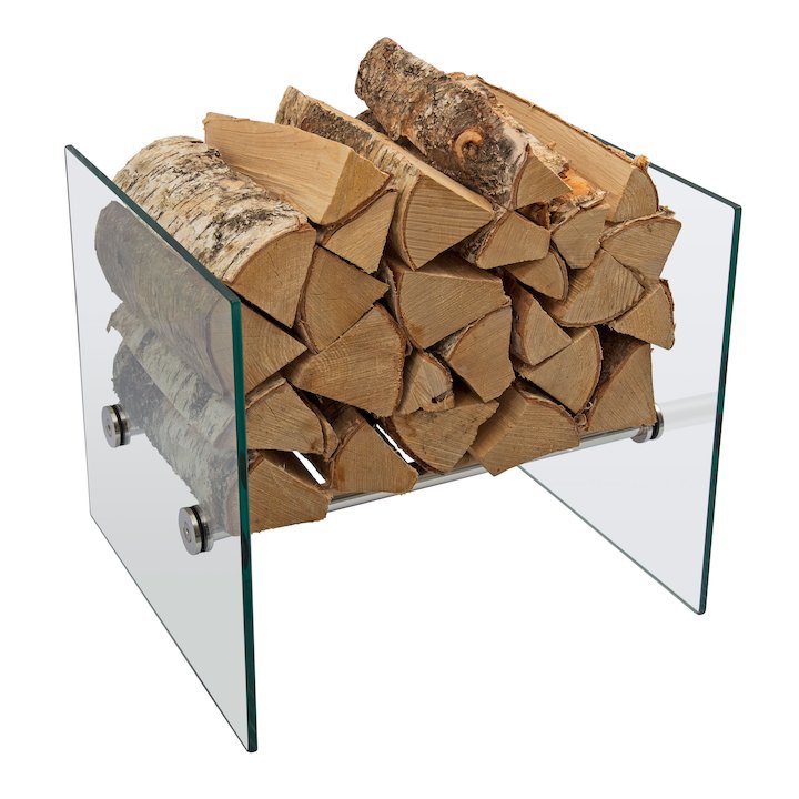 Jotul Low Glass Log Holder - Clear