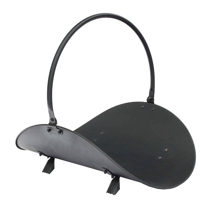 Manor Oval Log Holder - Black