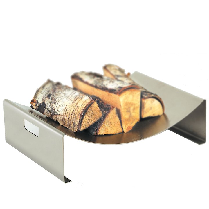 Rais Firewood Tray Log Holder - Stainless Steel