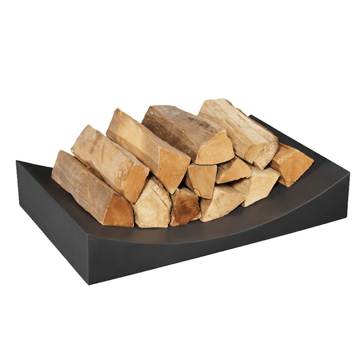 Stovax Radius Small Log Holder - Black