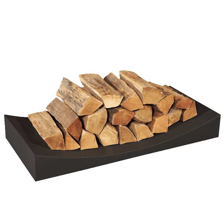 Stovax Radius Large Log Holder - Black