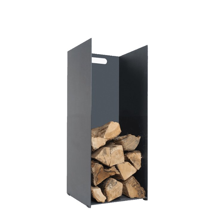 Stovax Contemporary Small Log Holder - Black