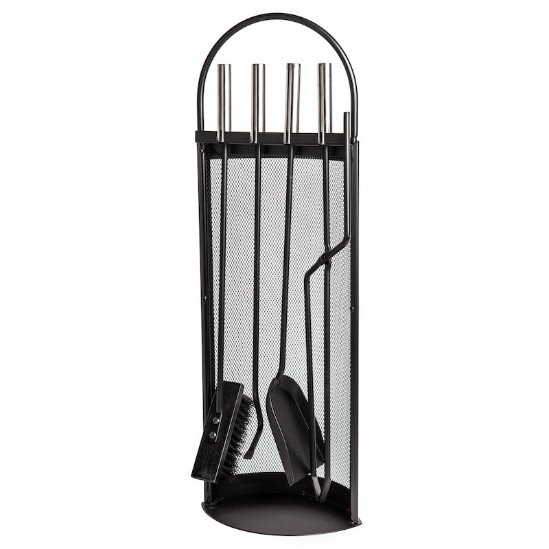 Aduro Noir Fire Tool Companion Set - Black