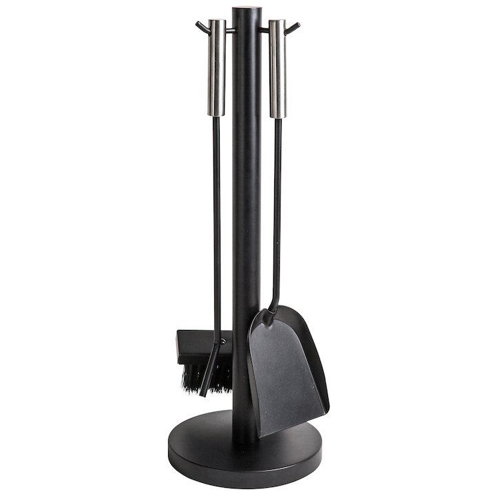 Aduro Proline 1 Round Fire Tool Companion Set - Black