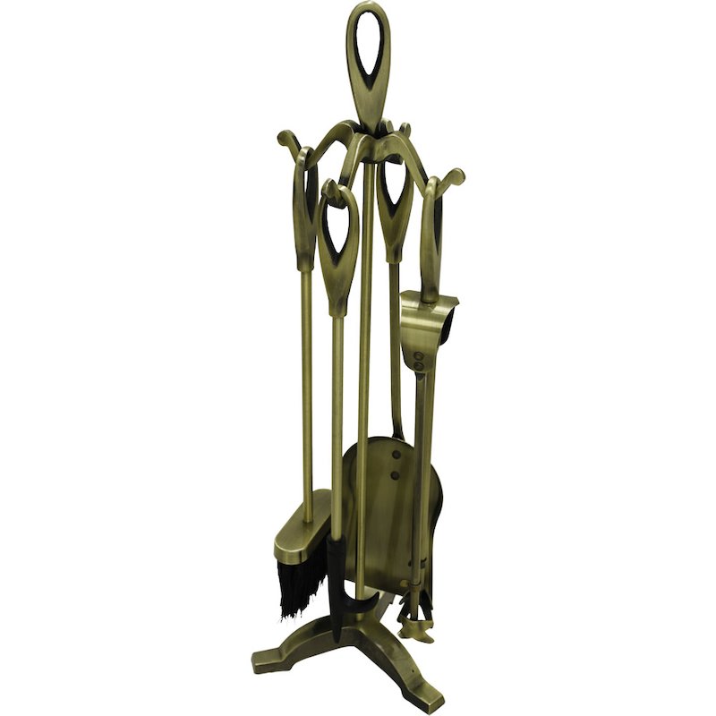 Calfire Loop Fire Tool Companion Set - Antique Brass