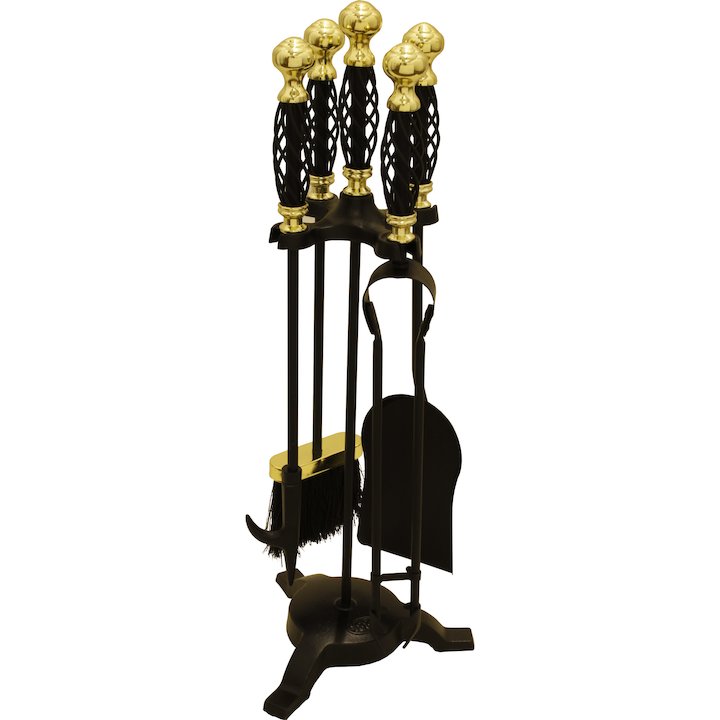 Calfire Spiral Fire Tool Companion Set - Black / Brass
