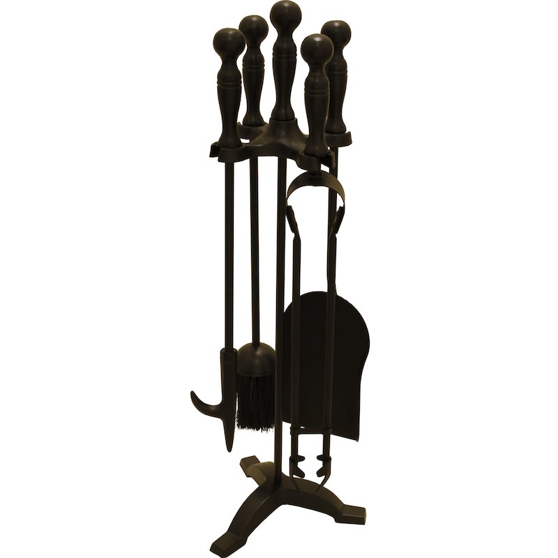 Calfire Ball Top Fire Tool Companion Set - Black