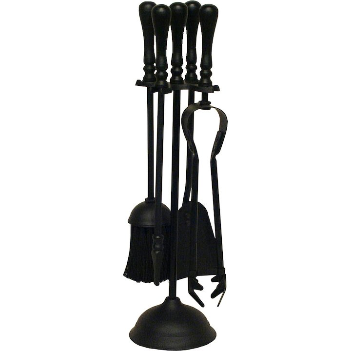 Calfire Traditional Short Fire Tool Companion Set - Black