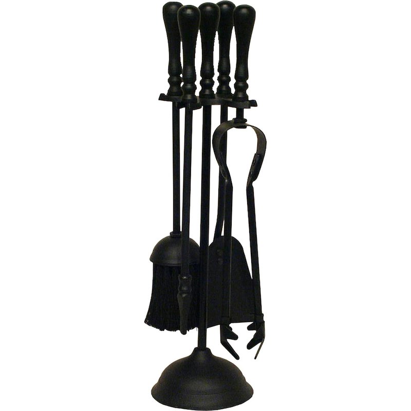 Calfire Traditional Short Fire Tool Companion Set - Black