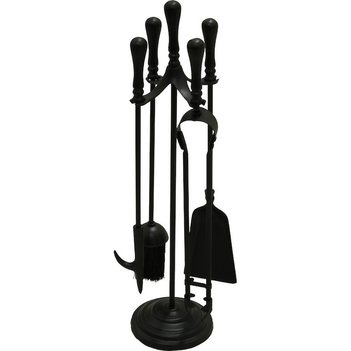 Calfire Traditional Midi Fire Tool Companion Set - Black