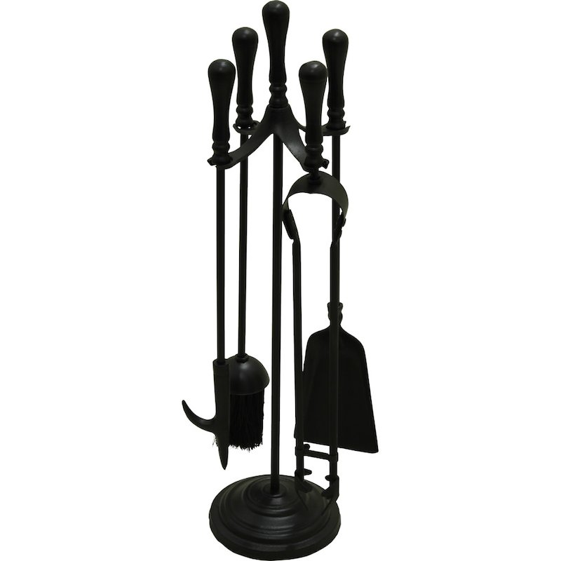 Calfire Traditional Midi Fire Tool Companion Set - Black