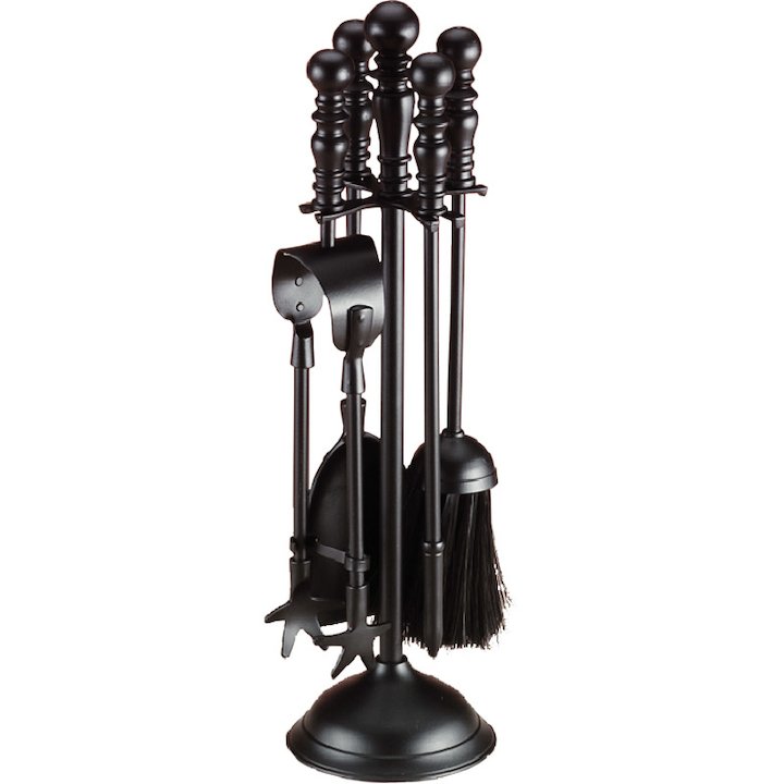 Calfire Duchess Short Fire Tool Companion Set - Black