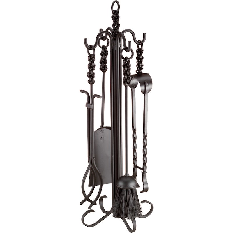 Calfire Rope Twist Fire Tool Companion Set - Black