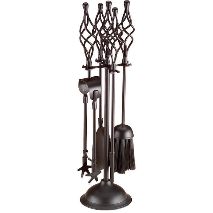 Calfire Open Twist Fire Tool Companion Set - Black