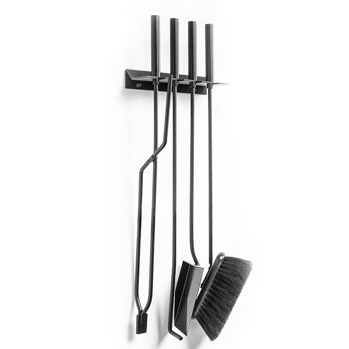 Conmoto Murus Wall Fire Tool Companion Set - Black