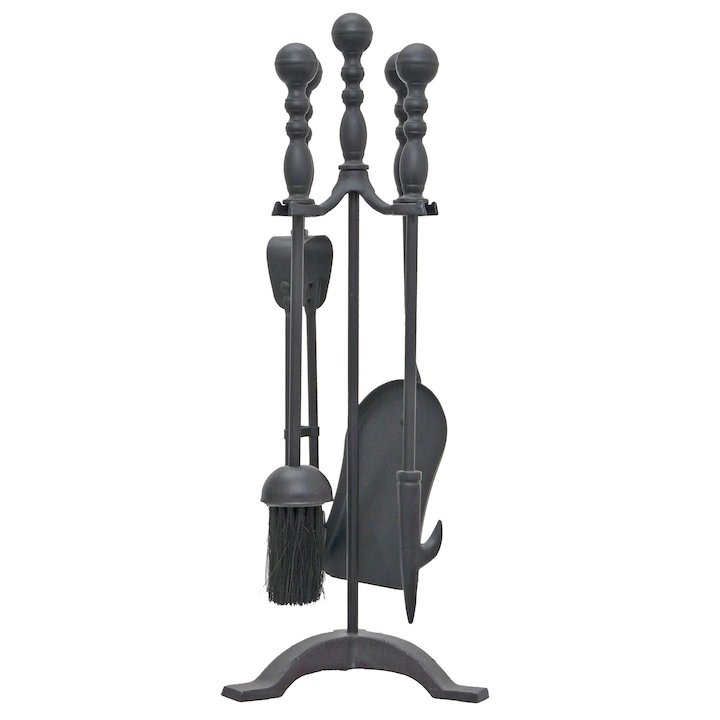 Manor Westminster Fire Tool Companion Set - Black