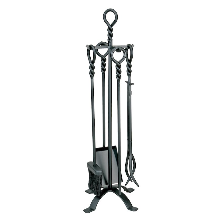 Manor Forge Fire Tool Companion Set - Black