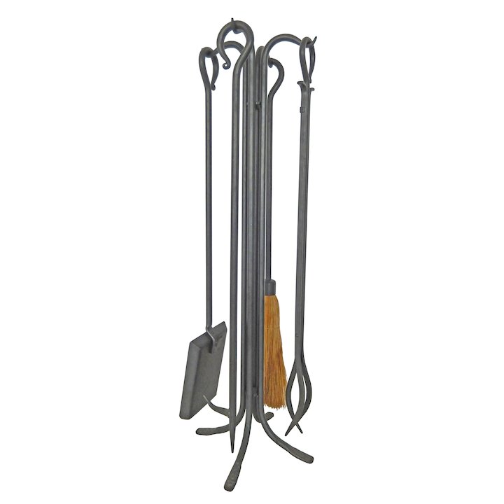 Manor Vintage Fire Tool Companion Set - Black