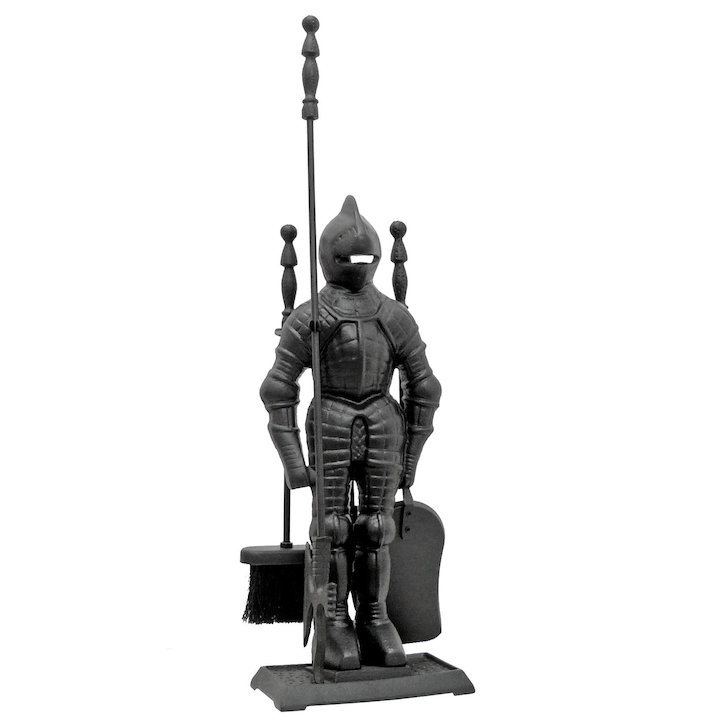 Manor Knight Fire Tool Companion Set - Black