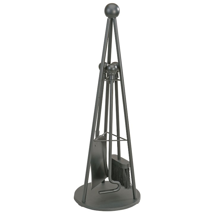 Manor Teepee Fire Tool Companion Set - Black