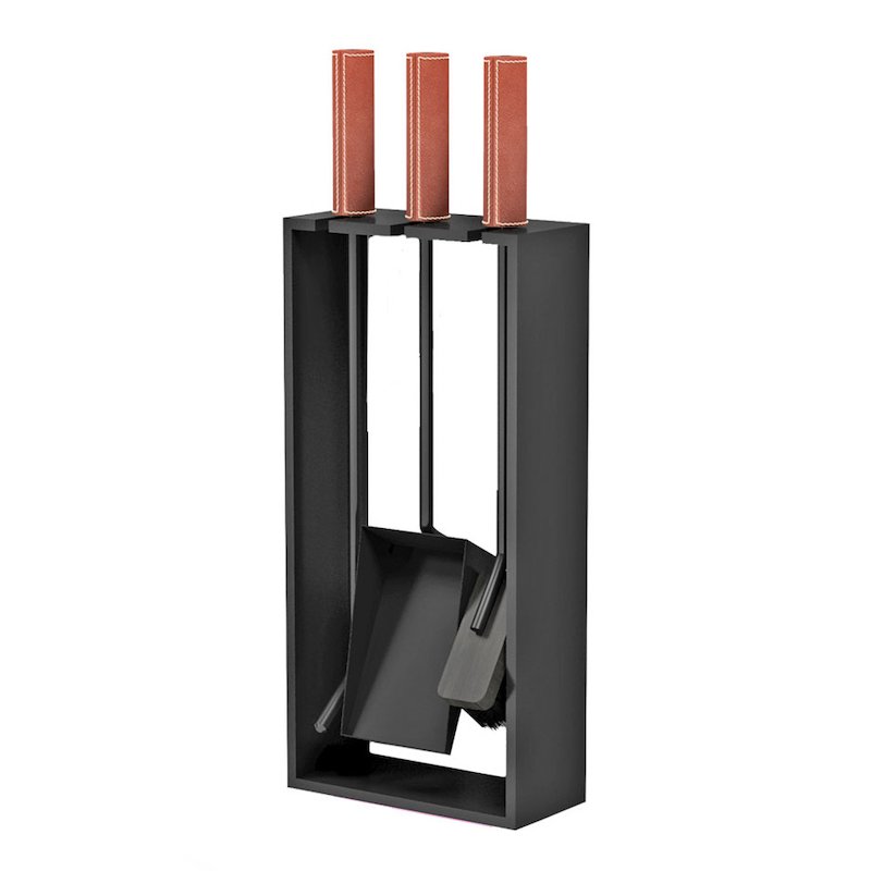 Rais Tetra Wall Fire Tool Companion Set - Brown