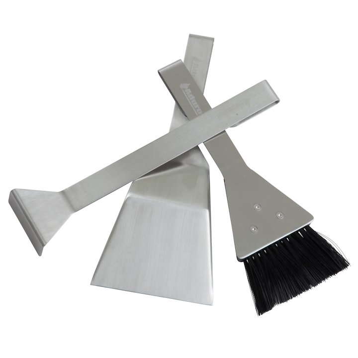 Aduro Magnetic Wall Fire Tool Set - Stainless Steel